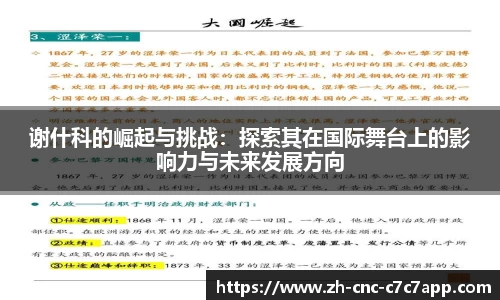 谢什科的崛起与挑战：探索其在国际舞台上的影响力与未来发展方向